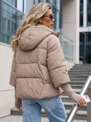 Dámská bunda DSTREET BÉŽOVÁ