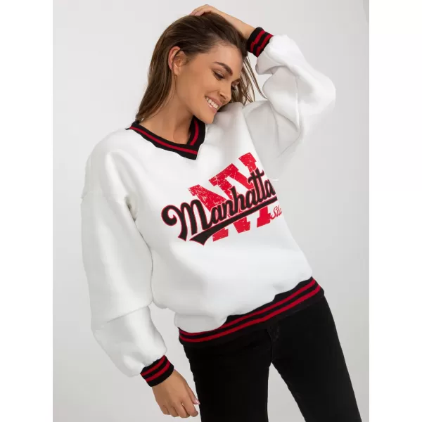  Dámská mikina EX MODA EM-BL-754.38 WHITE 