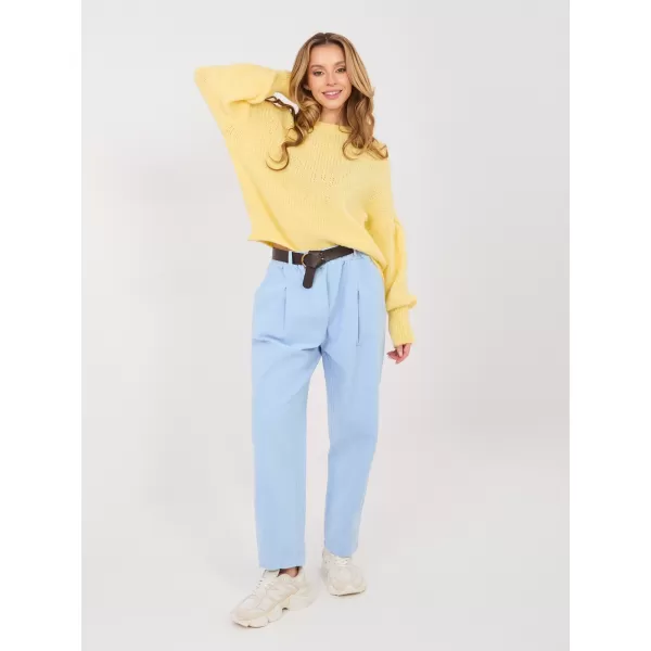  Dámské kalhoty ITALY MODA MI-SP-2690.00 LIGHT BLUE 