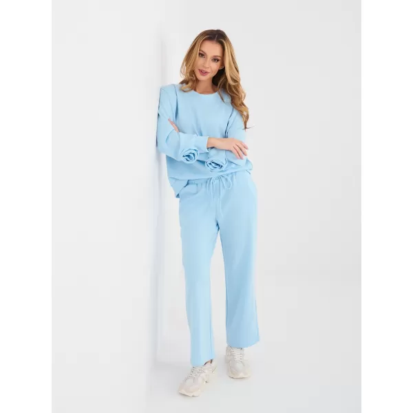  Dámská tepláková souprava ITALY MODA IT-KMPL-10015.33 LIGHT BLUE 