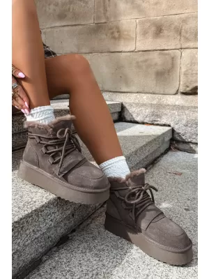 Dámské boty BIG STAR SHOES UU274315 BROWN/BEIGE SHADOWS