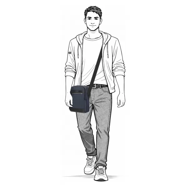  Crossbody taška Enrico Benetti Salford 62177 Navy NAVY 