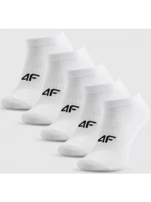 Dětské ponožky 4F 4FJWMM00USOCM581 5 PÁRŮ WHITE