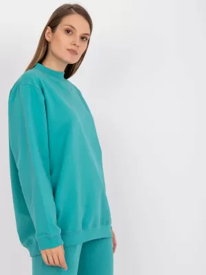 Dámská mikina BASIC FEEL GOOD AP-BL-A-R001 TURQUOISE