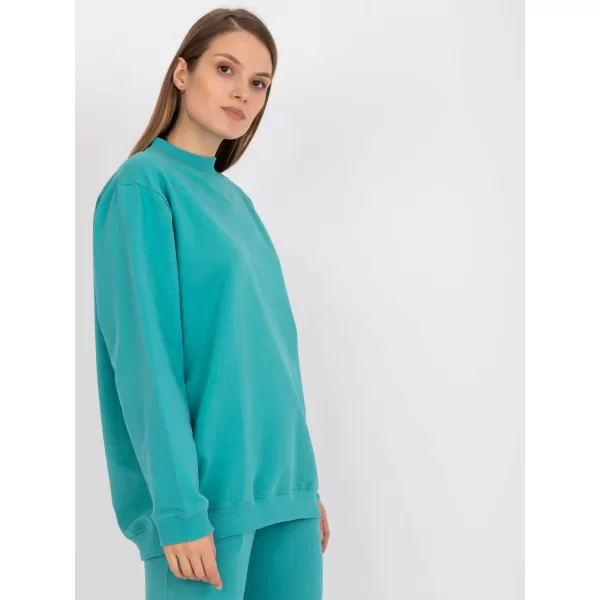  Dámská mikina BASIC FEEL GOOD AP-BL-A-R001 TURQUOISE 