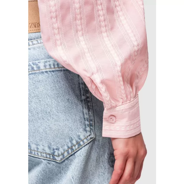  Dámská blůza LARICA OW-TS-E0029 PINK 
