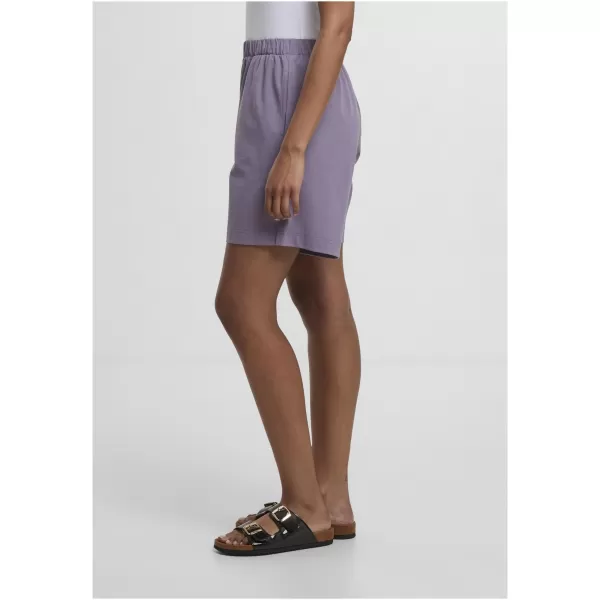  Dámské kraťasy URBAN CLASSICS TB8180 DUSTY PURPLE 