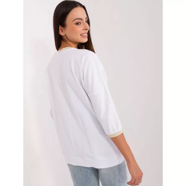  Dámská halenka RUE PARIS RV-BZ-8051.19P WHITE 