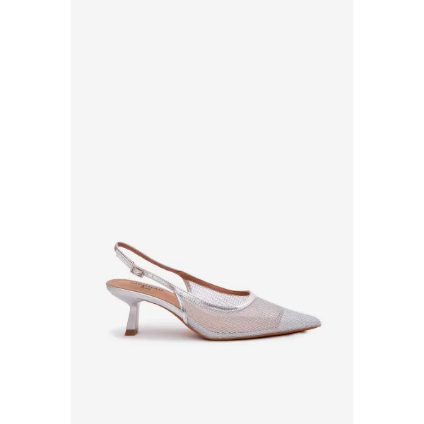 Dámské sandály BOTO QQ-213 SILVER 