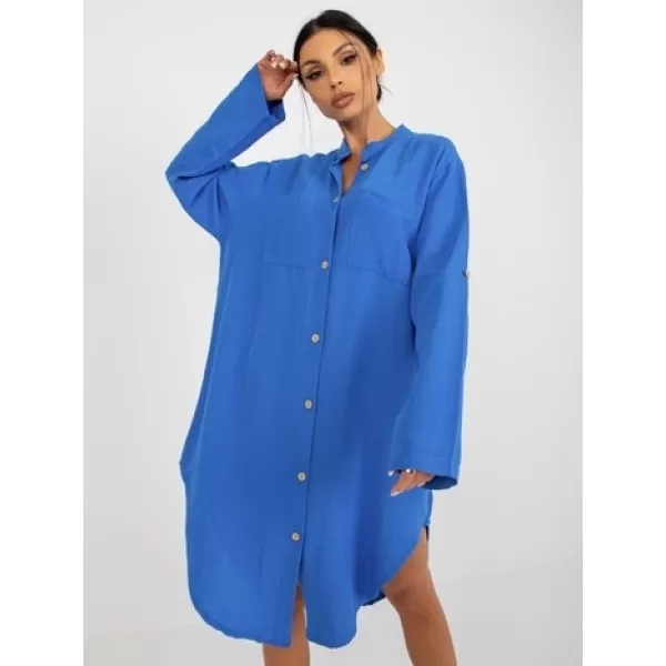  Dámské šaty OCH BELLA TW-SK-BE-199D.85P BLUE 