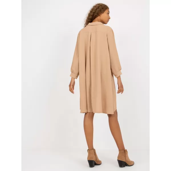  Dámské šaty ITALY MODA DHJ-SK-15092.57P DARK BEIGE 
