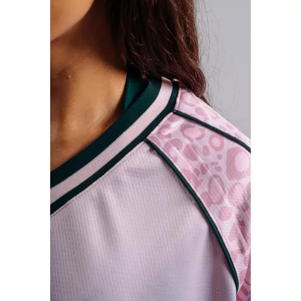  Oversized tričko 97 NEBBIA PRIMAL 862 PINK LEOPARD 