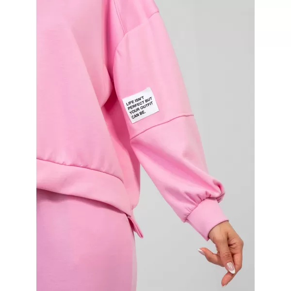  Dámská tepláková souprava ITALY MODA IT-KMPL-9781.15 PINK 