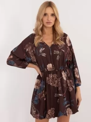 Dámské šaty ITALY MODA DHJ-SK-19861-3.11 BROWN