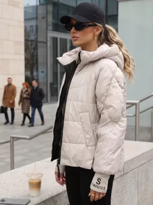 Dámská bunda DSTREET BÉŽOVÁ