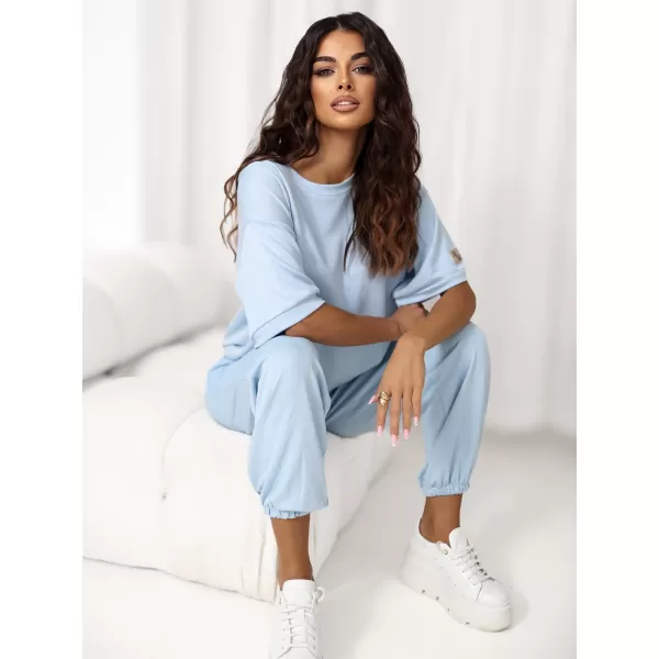  Dámský komplet RUE PARIS RV-KMPL-A1290.94 LIGHT BLUE 