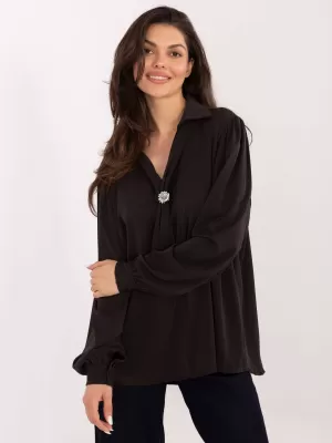 Dámská halenka FACTORY PRICE IT-BZ-28913.17 DARK BROWN