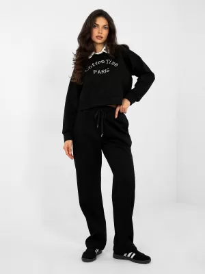 Dámská tepláková souprava ITALY MODA IT-KMPL-22212.36 BLACK