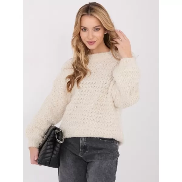  Dámský svetr ITALY MODA MI-SW-1028.22 ECRU 