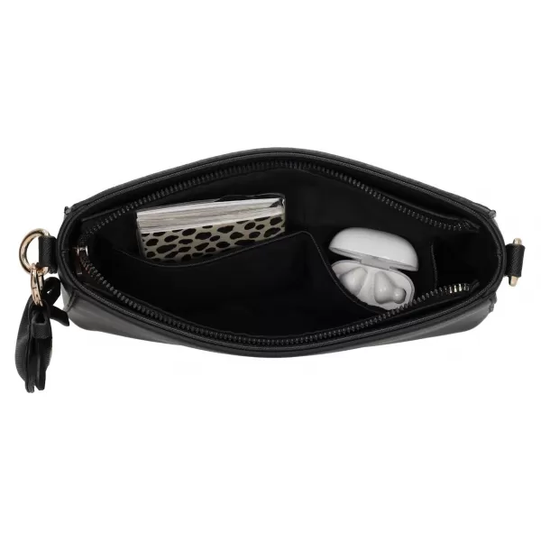  Kabelka Charm London Cambridge W01060 Black BLACK 