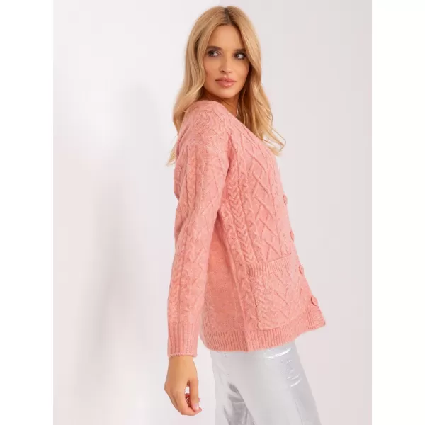  Dámský svetr WOOL FASHION ITALIA AT-SW-2358.31 BRIGHT PINK 
