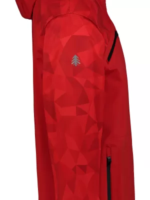Pánská softshellová bunda NORDBLANC RIGHT NBSSM8321 ČERVENÁ