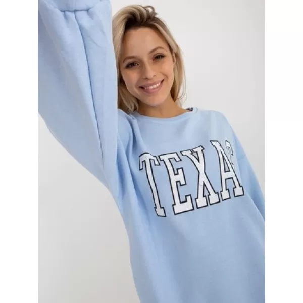 Dámská mikina EX MODA EM-BL-U719.82P LIGHT BLUE 