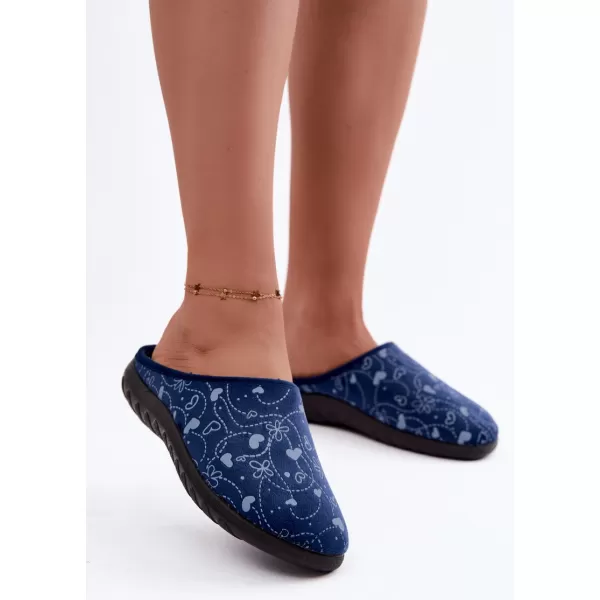  Dámské pantofle INBLU ET000041 MODRÁ 