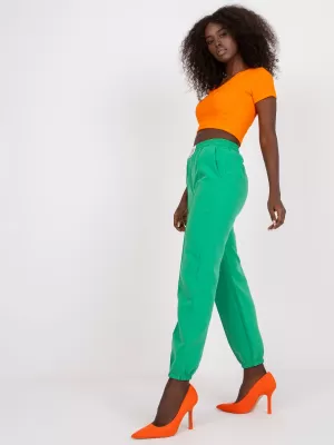 Dámské kalhoty ITALY MODA DHJ-SP-15832.64 GREEN