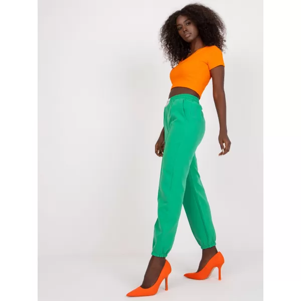  Dámské kalhoty ITALY MODA DHJ-SP-15832.64 GREEN 