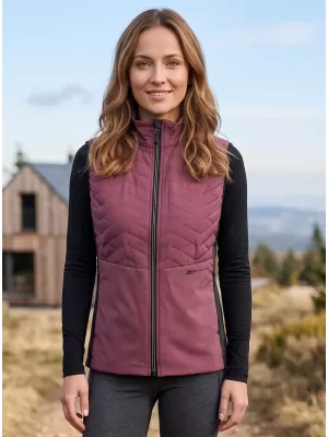 Dámská lehká vesta ALPINE PRO BERFA 3 GRAPE NECTAR