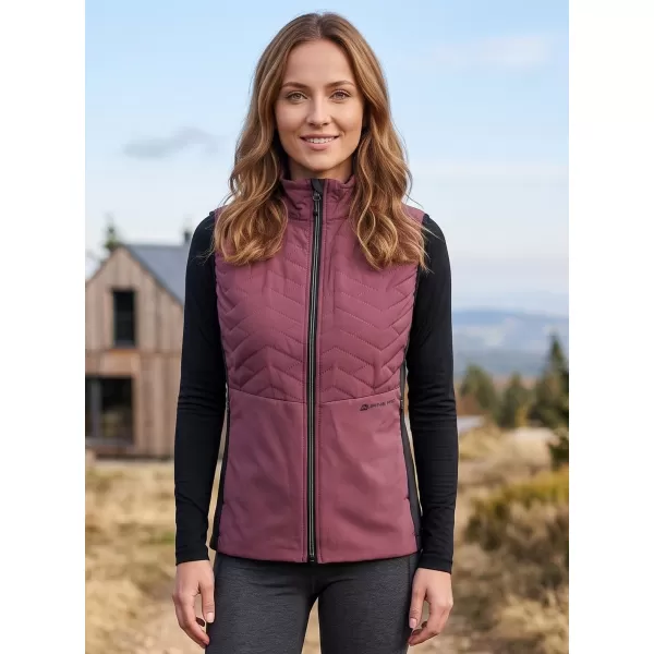  Dámská lehká vesta ALPINE PRO BERFA 3 GRAPE NECTAR 