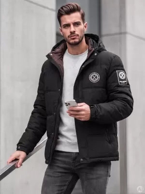 Pánská bunda DSTREET1 ČERNÁ