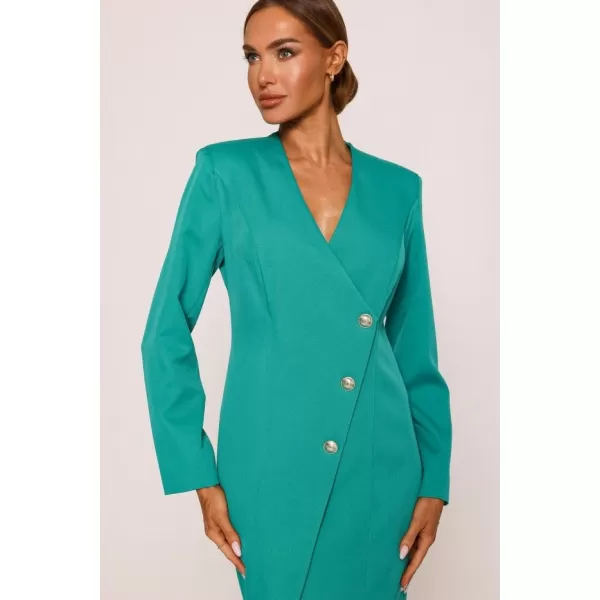  Dámské šaty MOE M793 TURQUOISE 
