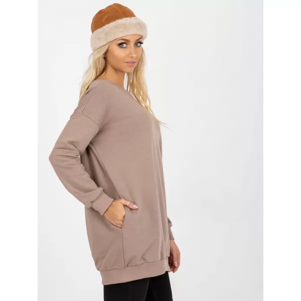  Dámská mikina RELEVANCE RV-BL-8310.60 DARK BEIGE 