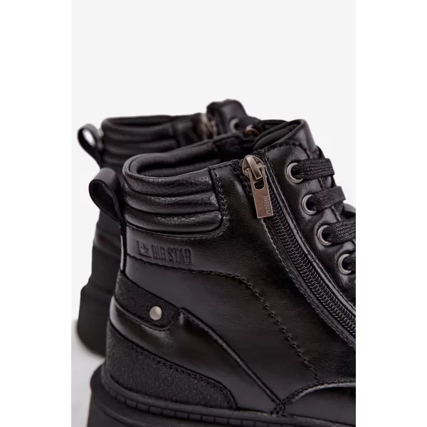  Pánské kotníkové boty BIG STAR SHOES UU174242 BLACK 