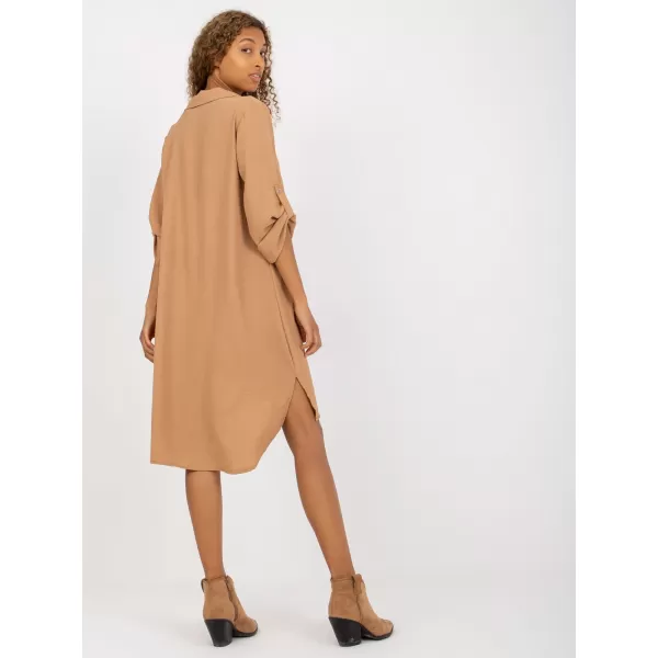  Dámské šaty ITALY MODA DHJ-SK-16328.33 CAMEL 