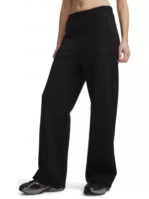 Dámské tepláky UNDER ARMOUR UNSTOPPABLE FLC OPEN PANT 6013522-008 ČERNÁ