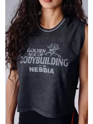 Dámské tílka NEBBIA OLYMPIA OVERSIZED 939 BLACK