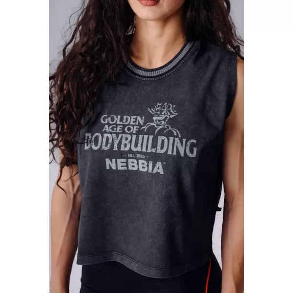  Dámské tílka NEBBIA OLYMPIA OVERSIZED 939 BLACK 