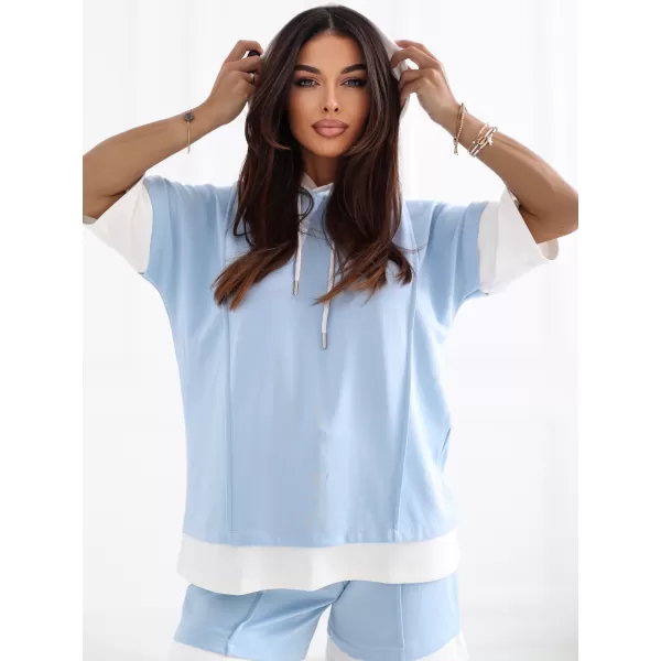  Dámský komplet RUE PARIS RV-KMPL-A1309.74 WHITE/BLUE 