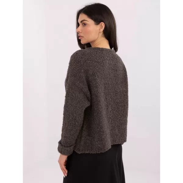 Dámský svetr ITALY MODA MI-SW-WK32601.19 DARK GREY 