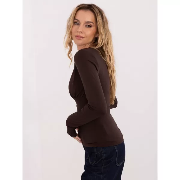  Dámská halenka ITALY MODA IT-BZ-21823.97 BROWN 
