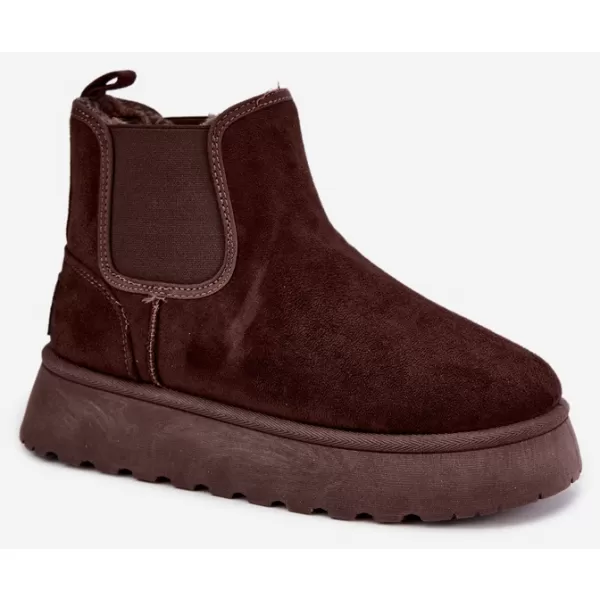  Dámské boty BIG STAR SHOES UU274174 BROWN/BEIGE SHADOWS 