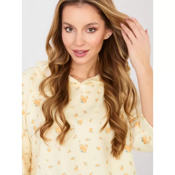  Dámská mikina ITALY MODA IT-BZ-22278.74 BRIGHT YELLOW 