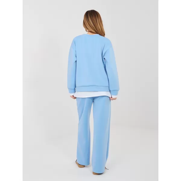  Dámský komplet RUE PARIS IT-KMPL-22230.18 LIGHT BLUE 