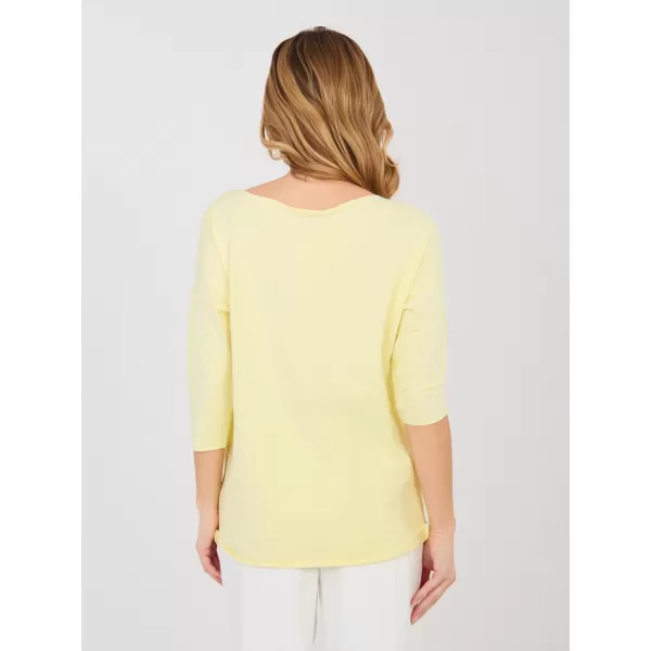  Dámské triko RUE PARIS RV-BZ-A1187.36 BRIGHT YELLOW 