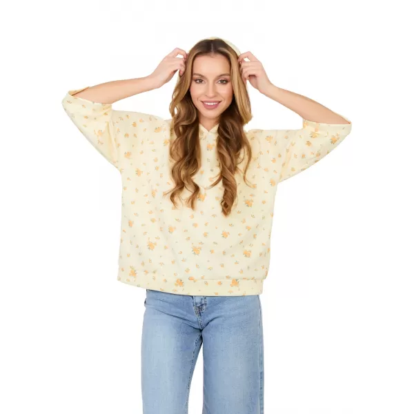  Dámská mikina ITALY MODA IT-BZ-22278.74 BRIGHT YELLOW 