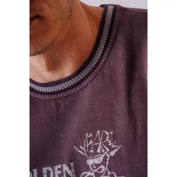  Pánské trička NEBBIA OLYMPIA HEAVYWEIGHT COTTON 941 BORDO 