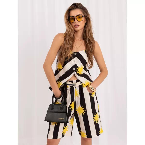  Dámské kraťasy ITALY MODA IT-SN-FL10889YGM.20 BLACK 